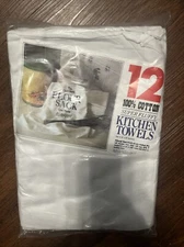 12-pack flour sack towels 24x36 Hem vtg Win tex Kitchen Towel/craft Embroidery