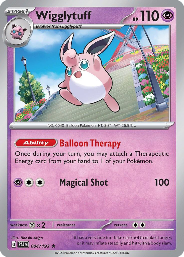 Wigglytuff 84/193 Rare Holo | Paldea Evolved | Pokemon Card