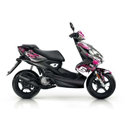 Kit grafiche Stage6 rosa/nero per Yamaha 50 AEROX NAKED 2004-2007