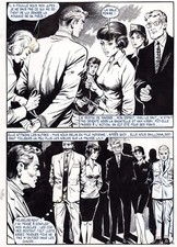 PANIQUE A WAKE PLANCHE ORIGINALE OSS 117 ADAPTATION BD ROMAN JEAN BRUCE page 91