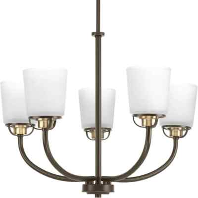 Progress Lighting P400009-020 West Village 25'' Chandelier in Antique Bronze