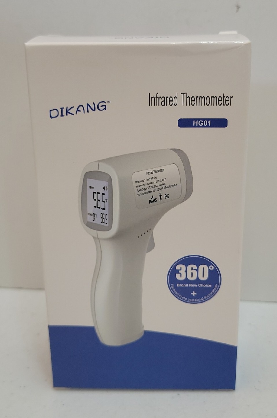 Medical Infrared Forehead Thermometer #HG01, Brand New, OEM Boxed, w ...