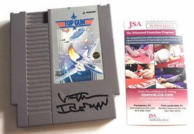 VAL KILMER Signed TOP GUN MAVERICK NES Game Cartridge Autograph JSA COA Cert