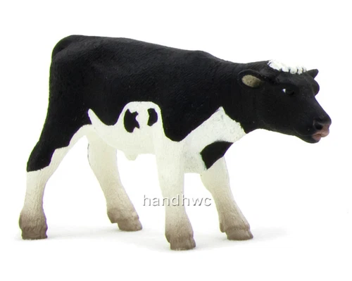 Mojo Fun 387061 Holstein Calf Standing - Baby Cow Animal Toy Replica - NIP