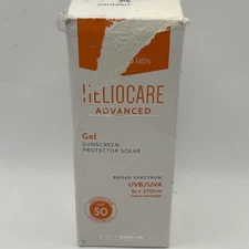 NEW Heliocare Ultra90 Gel Sunscreen SPF 50+ 50ml - 1.69 fl oz OPEN BOX