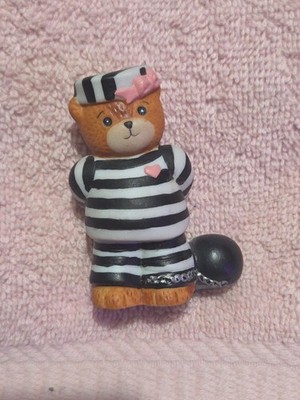 Lucy & Me Prisoner Of Love Bear Ball & Chain Enesco Lucy Rigg 1989