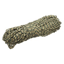 1/8" Paracord Rope, 151ft 7 Strand Polypropylene Cord, Brown/Black