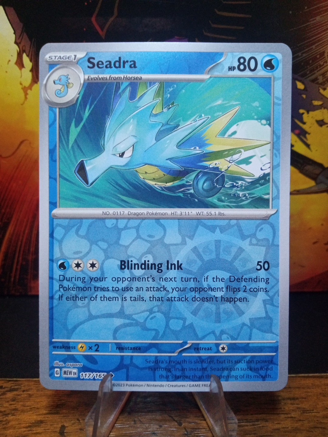 2023 Pokemon 151 Seadra #117