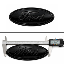 Ford Full Black Oval Emblem 7 Front Grille Tailgate Badge Replacement Logo