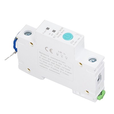 Wifi Smart Circuit Breaker Switch Energy Power Meter DIN Rail Für Ewelink