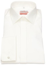 Marvelis Galahemd Modern Fit Kentkragen Umschlagmanschette hellbeige - ohne OVP