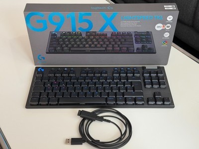 Logitech G915 X LIGHTSPEED TKL Tactile DE QWERTZ komplett mit OVP