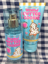 2 Piece ALL NEW Warm Butter Cookie Mist Cream TRAVEL Set Bath Body Works
