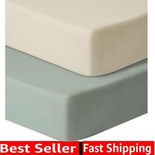 Baby Crib Sheets for Boys Girls, 2 Pack Fitted Crib Sheet for Standard Crib a...