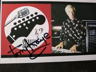 TONY KAYE Authentic Autograph Hand Signed 4X6 PHOTO KEYBOARDIST YES