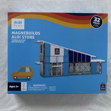 2025 ALDI Play 32 Piece Magnebuilds ALDI Store Shop VIRAL *FREE SHIPPING*