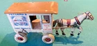Marx 1930 Wind-up Tin Horse and Cart Toyland's Farm Products - Working!