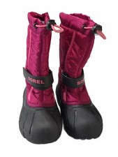 Sorel Kids Waterproof size 2 Snow Boots - Pink and Black