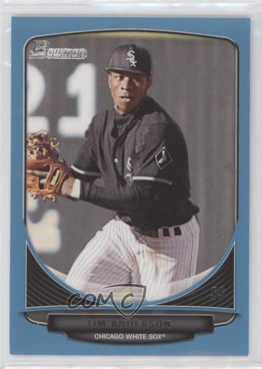 2013 Bowman Draft Draft Picks Blue 74/500 Tim Anderson #BDPP13 0vf5