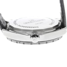 BREITLING CHRONOMATIC A41360 44mm SS Black Dial Automatic Chronograph Date #C286 3