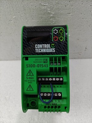 NIDEC CONTROL TECHNIQUES LTD. COMMANDER S S100-01S43 0.55KW 0.75KW  MADE IN UK