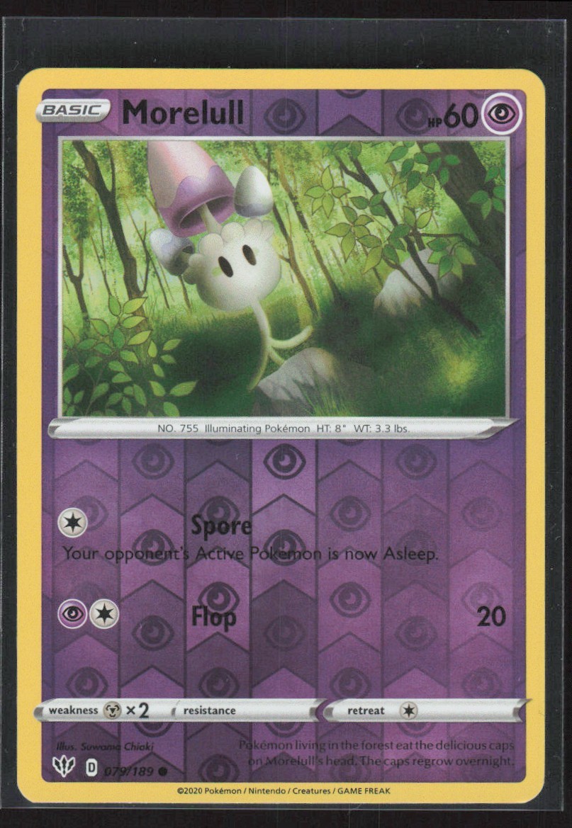 2020 Sword & Shield - Darkness Ablaze Morelull Basic/Common #79