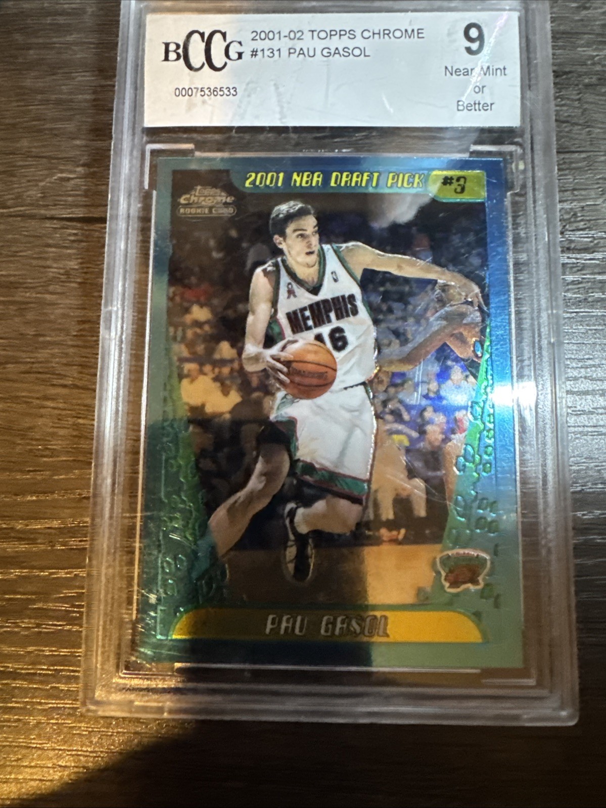 2001-02 Topps Chrome - Pau Gasol #131 Refractor (RC)