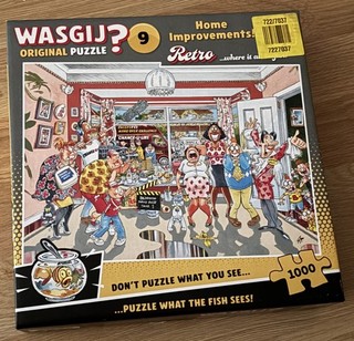 Rompecabezas Wasgij Retro Original 9 Mejoras para el Hogar 1000 Piezas