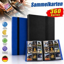360 Taschen Sammelalbum Trading Card Binder 9 Taschen Sammelkarten Sammelmappe