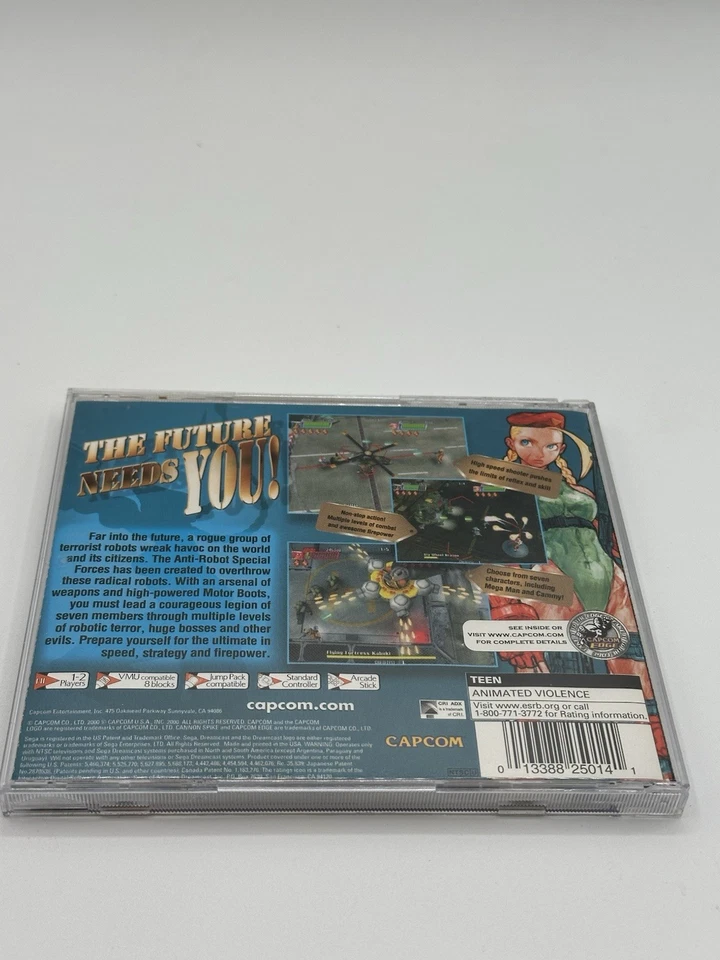 Cannon Spike(世嘉Dreamcast,2000)完整! 测试工作状态! Reg卡 — 第 2/4 张图片