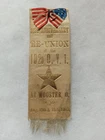 WOOSTER OHIO 102nd VOL INFANTRY GAR CIVIL WAR GRAND ARMY REPUBLIC REUNION RIBBON