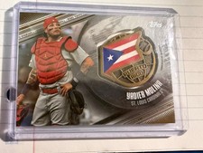 2020 Topps Baseball - global game medallion - Yadier Molina GGM-YM!!! Gold 50/50