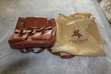 VISCONTI LEATHER BACKPACK IN BROWN - REFERENCE 1699L - B.N.W.T.