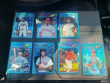 2026 Topps Heritage - Lot Of 12 Blue Speckle Ans White  Parallel