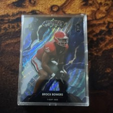 Wild Card American Metallix Brock Bowers Rookie Serial Numbered Las Vegas WMM-BB