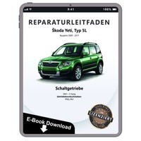Skoda Yeti 5L 2009-2017 5 Gang Schaltgetriebe 0AH Reparaturhandbuch Download