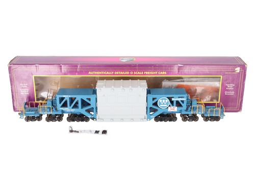 MTH 20-98232 calibre O Westinghouse Schnabel Flatcar #203 con transformador/caja | Zustand: Used