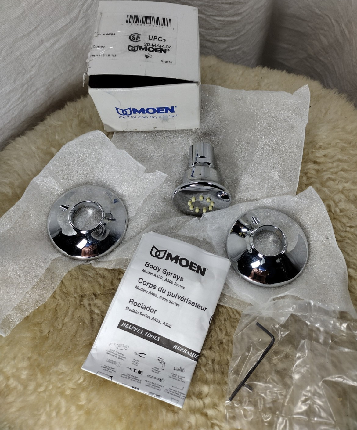 Shower Head Chrome Made In Italy - New In Box