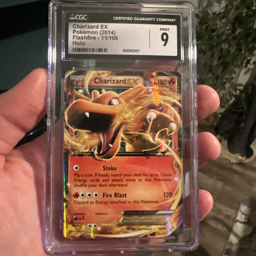 Pokemon - Charizard EX - XY Flashfire - 11/106 - 2014 - CGC 9 MINT