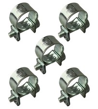 Fascette per tubi carburante zincati 14-16mm pezzi 5