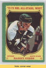 1973-74 O-Pee-Chee Light Back Barry Gibbs #174 READ 0f8