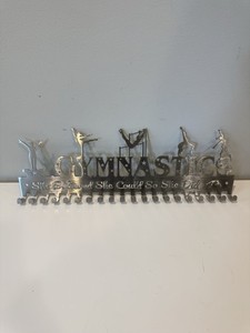 Gymnastics Medal Metal Hanger Gymnastic Vault, She Believed She Could So She Did