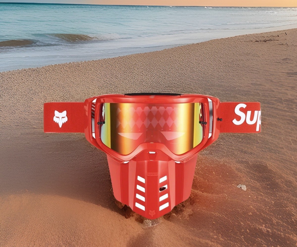 Supreme®/Fox® Racing Goggles Red Supreme Fox Racing VUE Goggles Red - SS18 - US