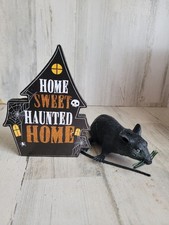Halloween rat haunted house figure set home decor prop