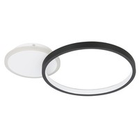 Moderne Flache Deckenleuchte 1X15W Led 2100Lm IP20 3000-6500K Weiß Schwarz