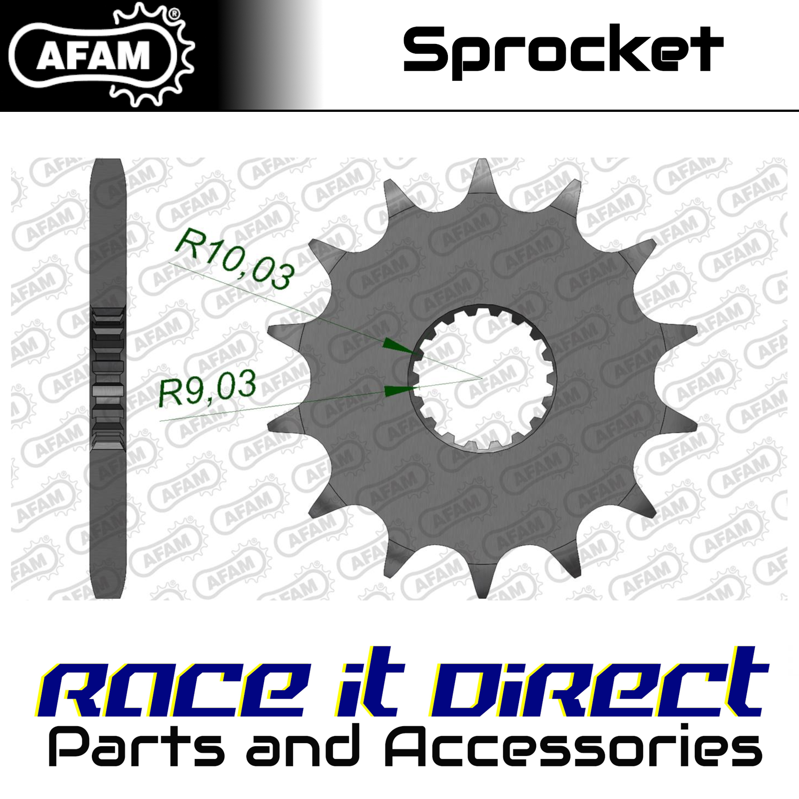 Sprocket for BULLIT 125 Spirit 2017-2018 15T Front AFAM