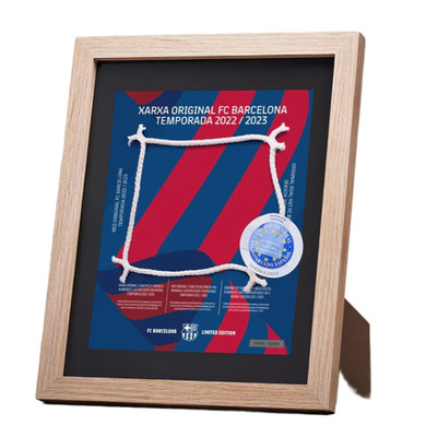 FC Barcelona Original Goal Net Limited 5000 Official Camp Nou Memorabilia