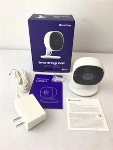 = Samsung SmartThings Caméra de sécurité intérieure Cam 1080P Vidéo RC8335PRO Audio NEW