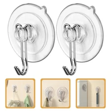 15 Pcs Window Hooks Bathroom with Suction Multipurpose Decorative