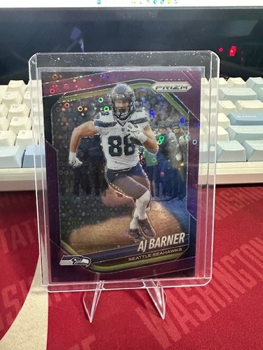 2025 Panini Prizm No Huddle Aj Barner Purple /75